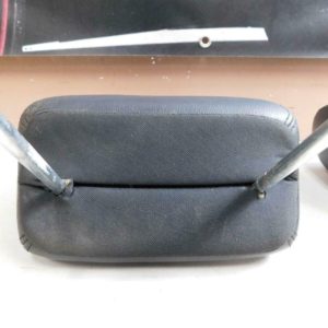 2011-2018 Jeep Wrangler JK Black Leather Front Seat Headrest Pair OEM