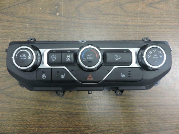 2018-2020 Jeep Wrangler JL Upper Center Stack A/C Heater Control OEM 6BE17DX9AC