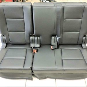 2017 Ford Explorer 2nd Row Split Folding Bench Seat Black Police Interceptor